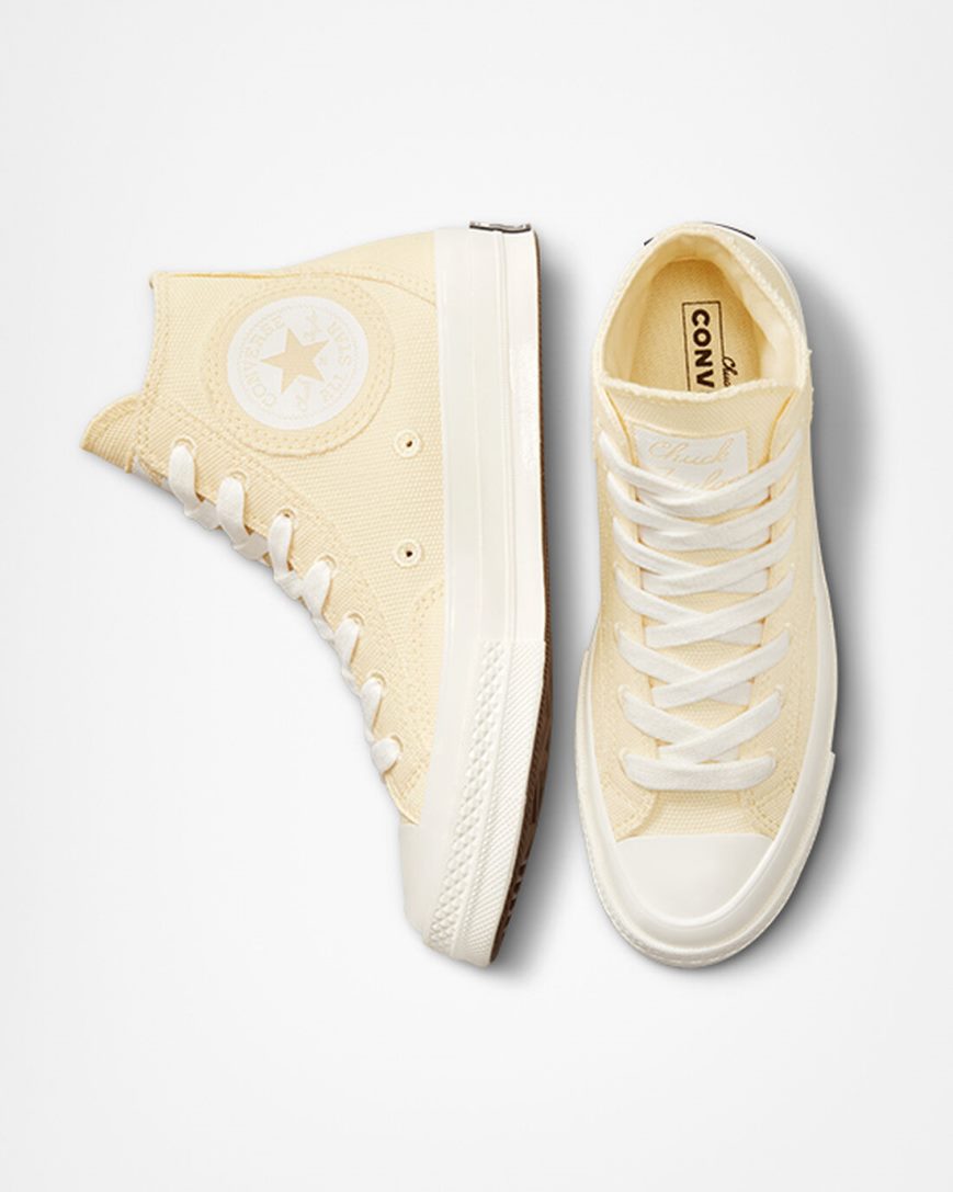 Women's Converse Chuck 70 Raw Edge High Top Shoes Beige | AU 34061T